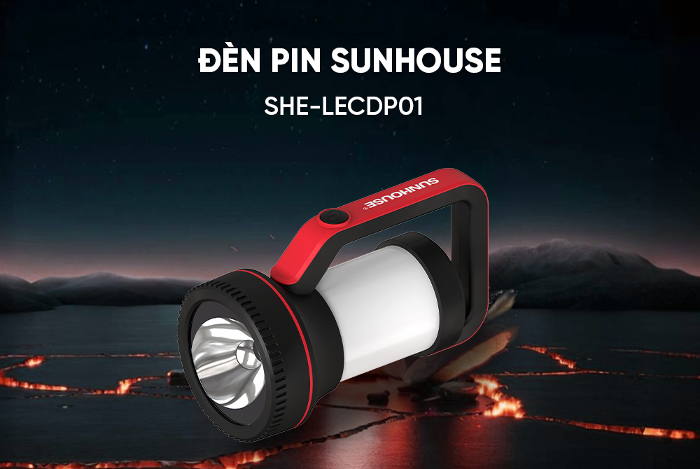 Đèn pin SUNHOUSE SHE-LECDP01