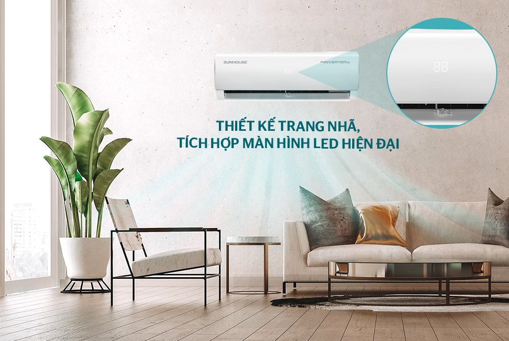 Điều hòa không khí một chiều INVERTER 18000BTU SUNHOUSE SHR-AW18IC610