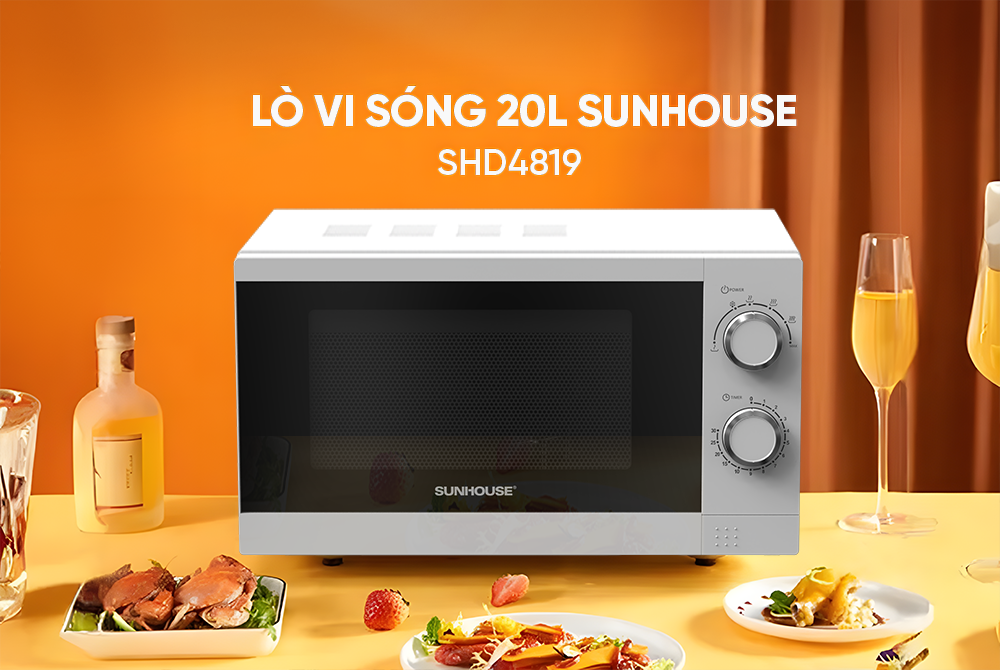 Lò vi sóng 20L SUNHOUSE SHD4819