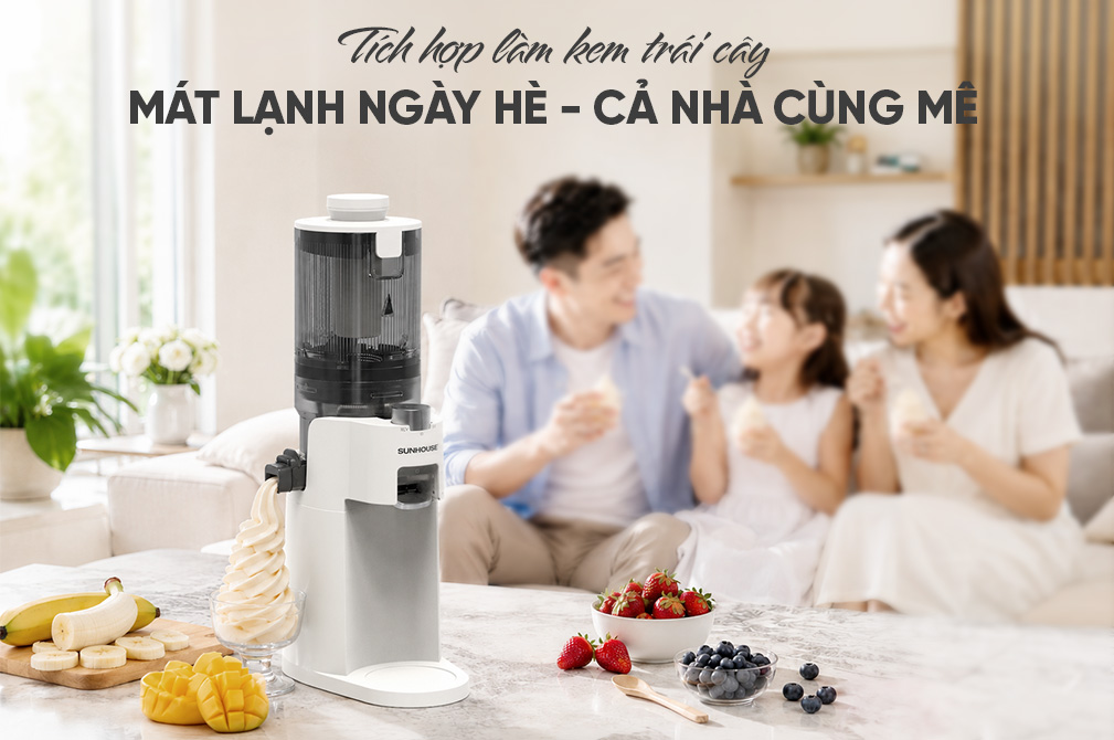 Máy ép chậm SUNHOUSE SHD5514