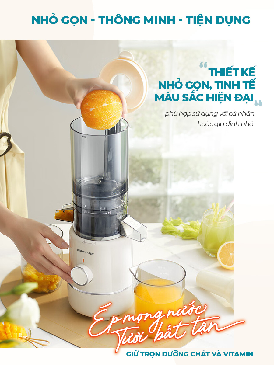 Máy ép chậm SUNHOUSE SHD5515
