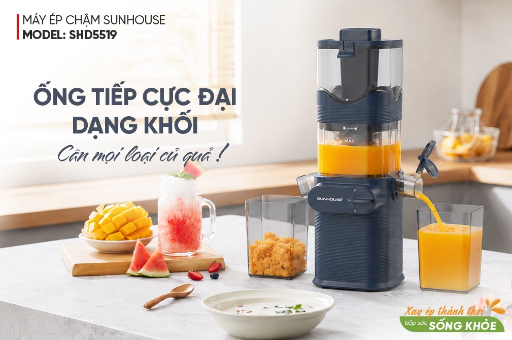 Máy ép chậm SUNHOUSE SHD5519