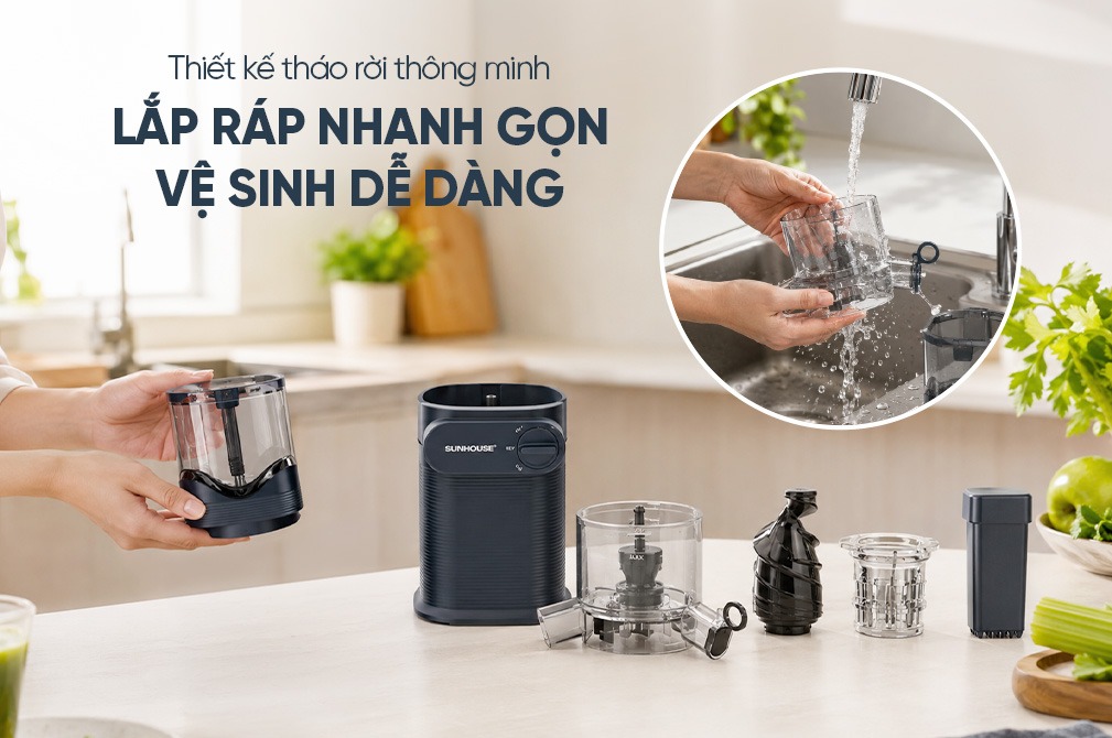 Máy ép chậm SUNHOUSE SHD5519
