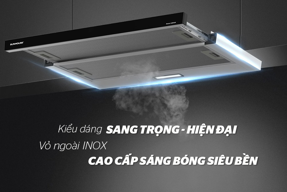 Máy hút mùi âm tủ SUNHOUSE SHB6128