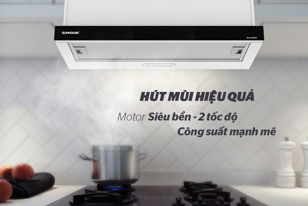 Máy hút mùi âm tủ SUNHOUSE SHB6128