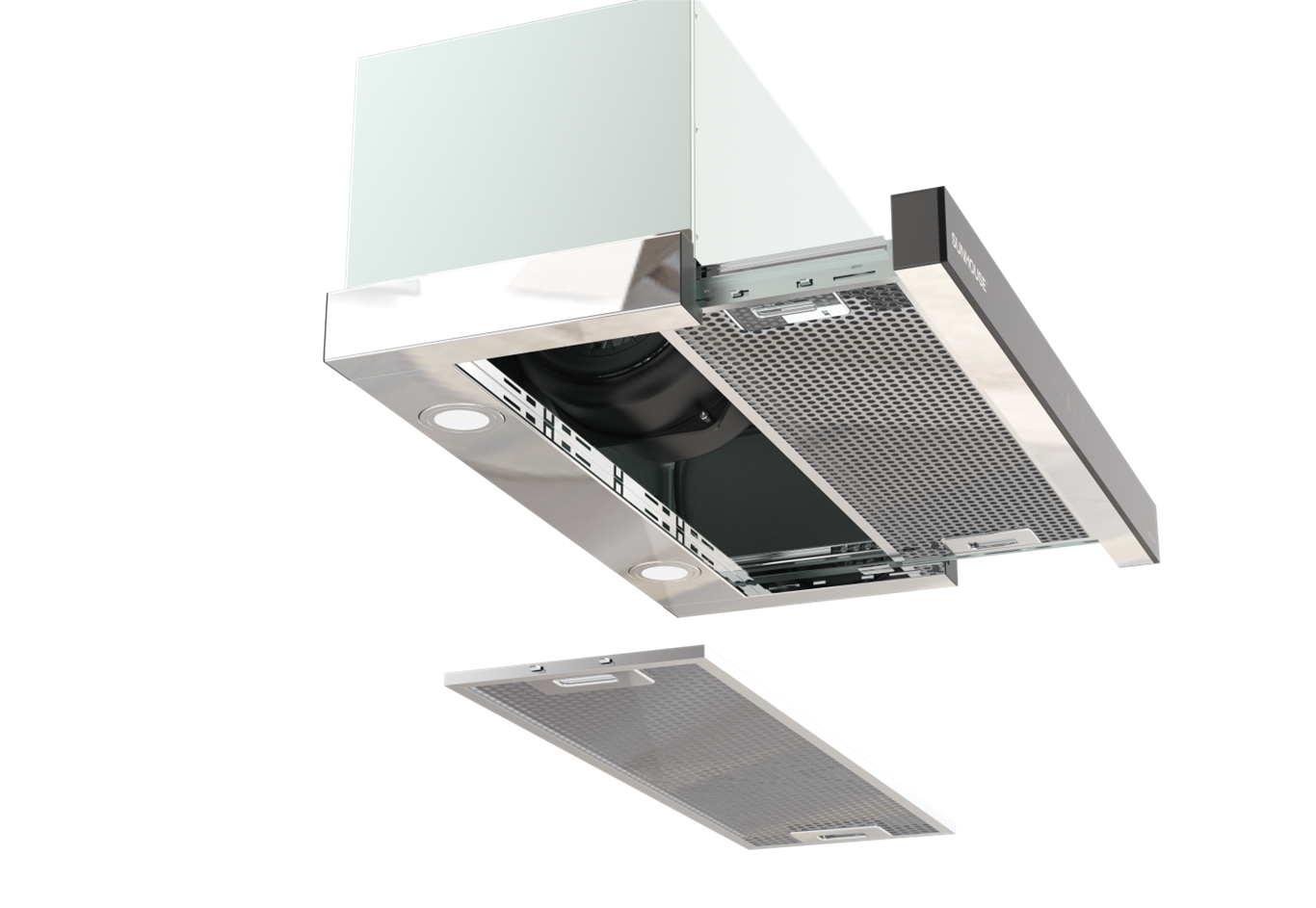 Máy hút mùi âm tủ SUNHOUSE SHB6288MT