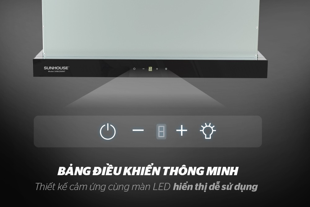 Máy hút mùi âm tủ SUNHOUSE SHB6288MT