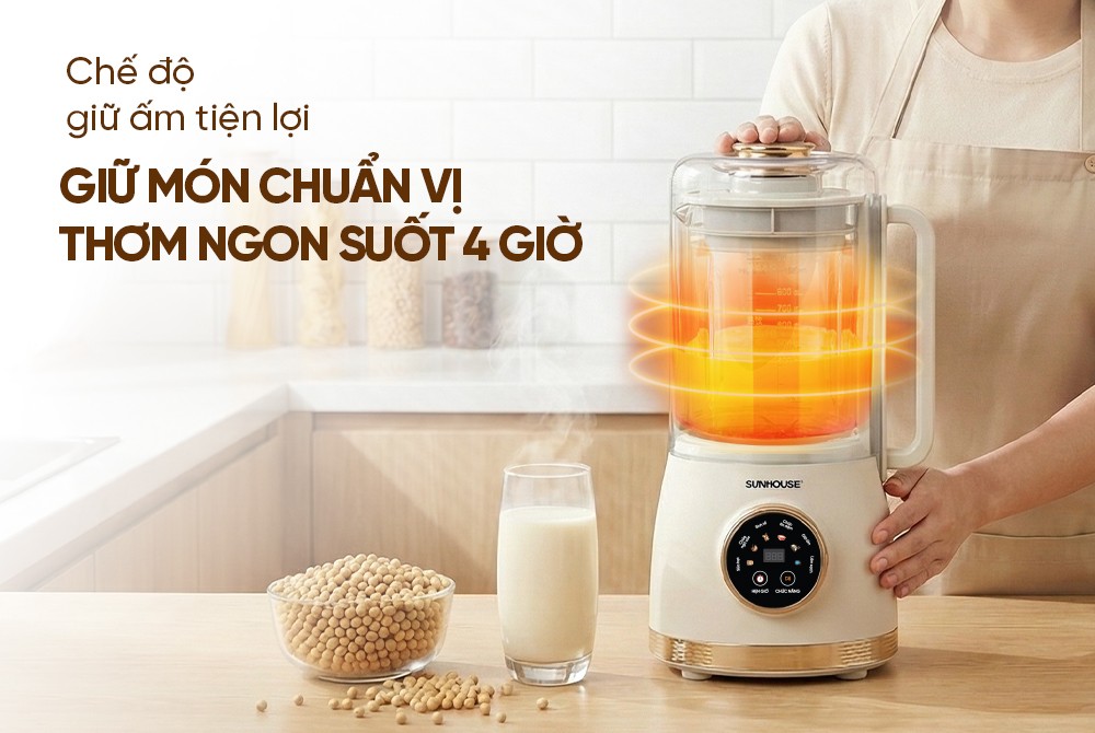 Máy làm sữa hạt đa năng SUNHOUSE SHD5262