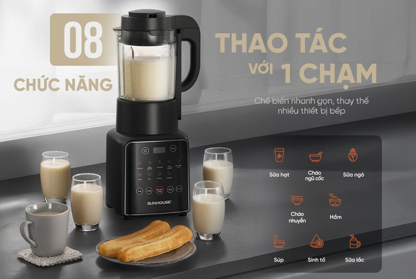 Máy làm sữa hạt đa năng SUNHOUSE SHD5266
