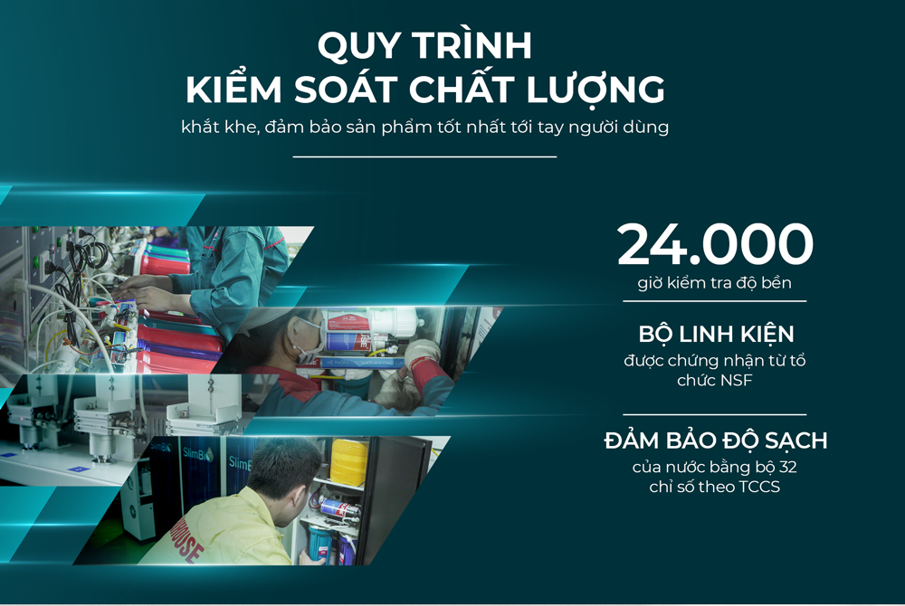 Máy lọc nước R.O nóng lạnh SUNHOUSE SLIMBIO SHA76214CK-S