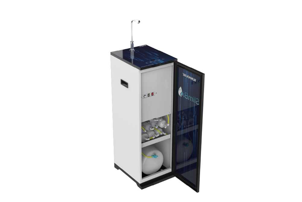 Máy lọc nước R.O nóng lạnh SUNHOUSE SLIMBIO SHA76214CK-S