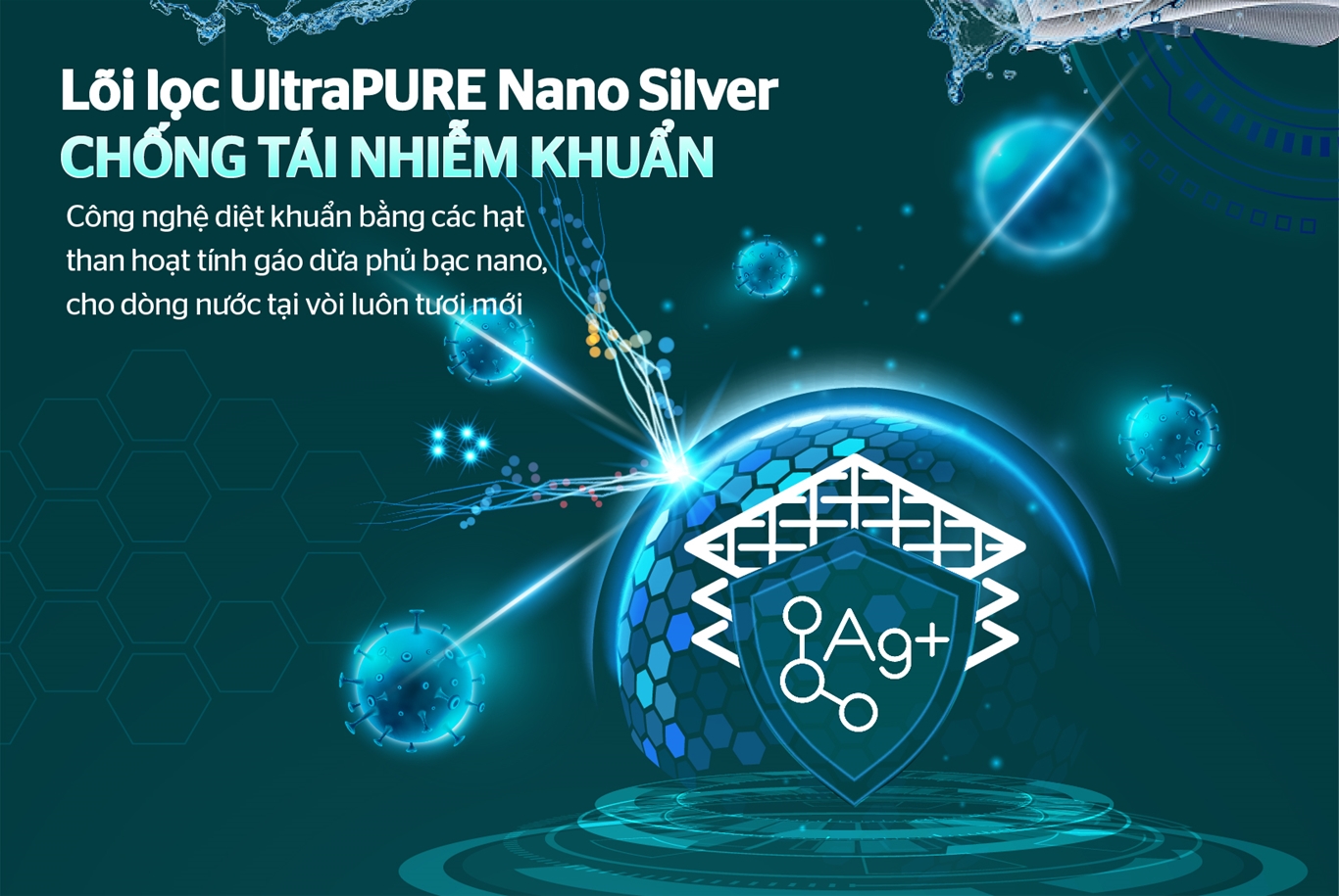Máy lọc nước RO UltraPURE SUNHOUSE 10 LÕI SHA8891KL