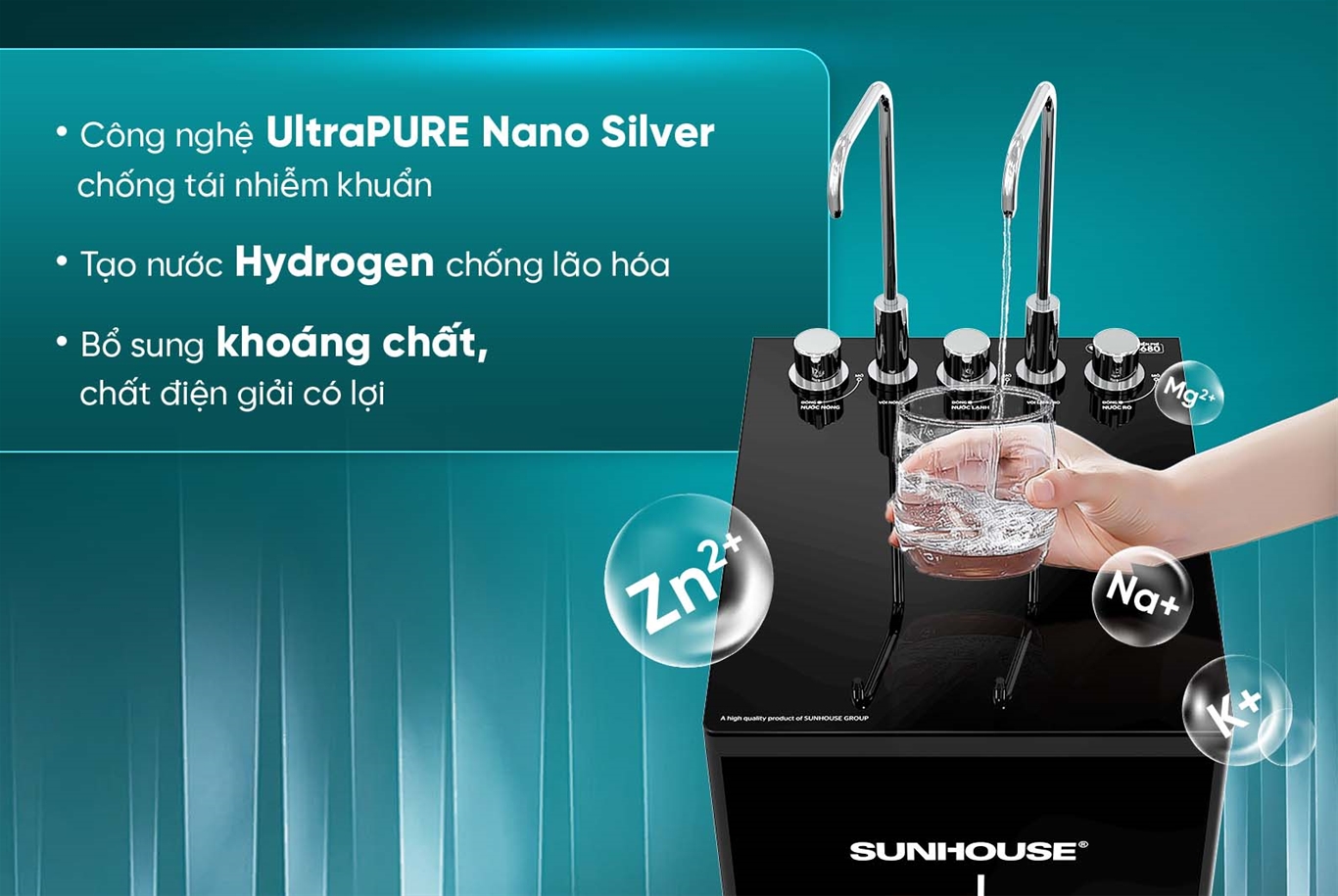 Máy lọc nước ro ultrapure SUNHOUSE 11 LÕI SHA76226L