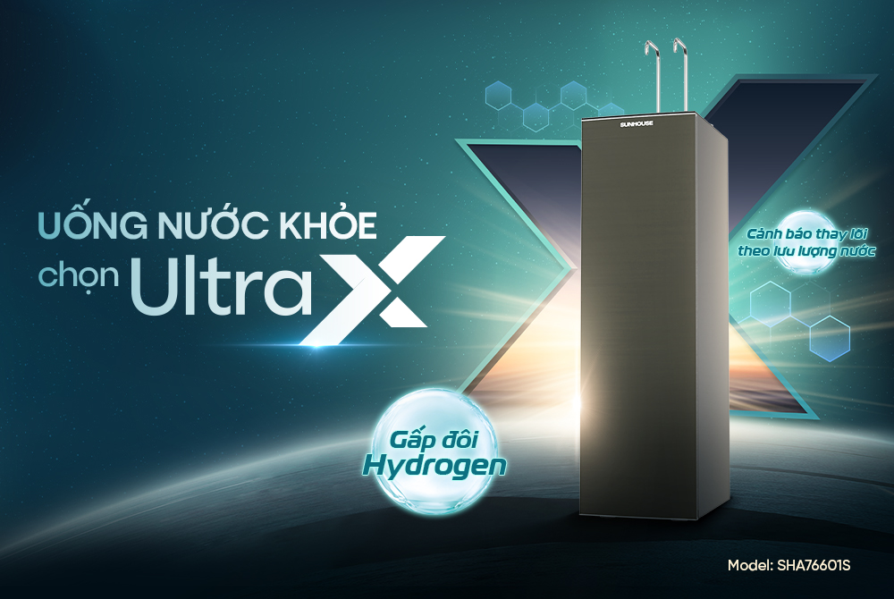 Máy lọc nước RO Ultrax SUNHOUSE 11 lõi SHA76601S