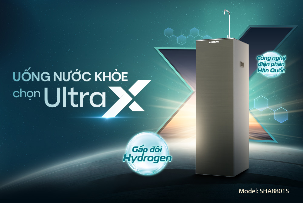 Máy lọc nước RO UltraX SUNHOUSE 11 lõi SHA8801S