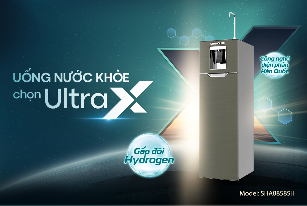Máy lọc nước RO UltraX SUNHOUSE 11 lõi SHA8858SH
