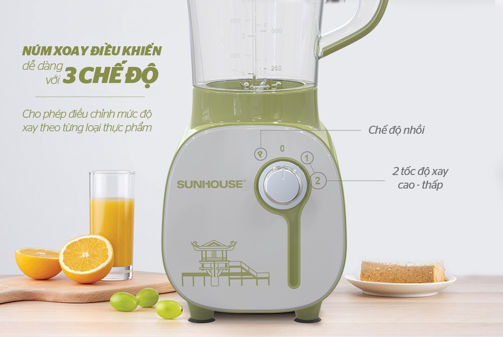 Máy xay sinh tố đa năng SUNHOUSE SHD5312G