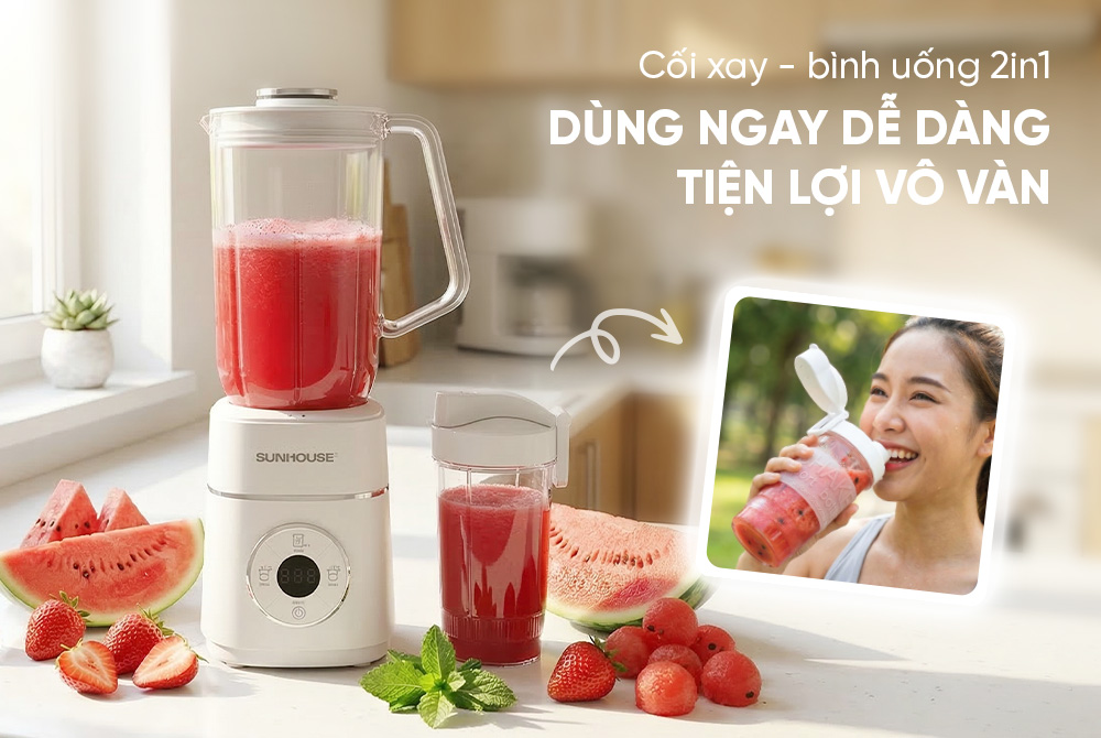 Máy xay sinh tố đa năng SUNHOUSE SHD5335