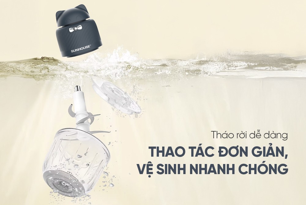 Máy xay thịt mini SUNHOUSE SHD5401