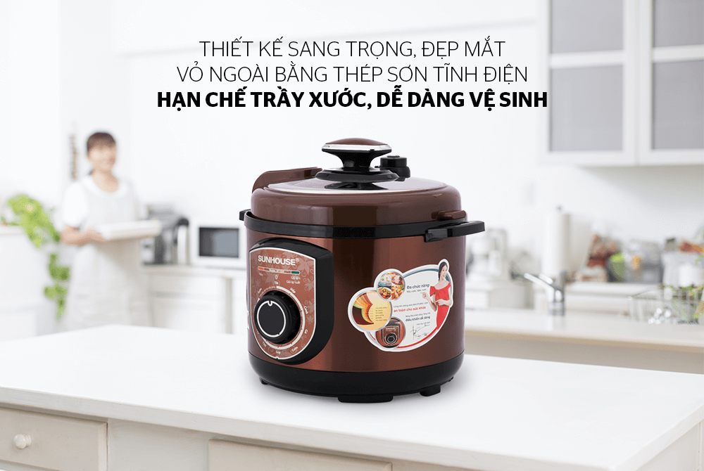 Nồi áp suất điện đa năng SUNHOUSE SHD1550