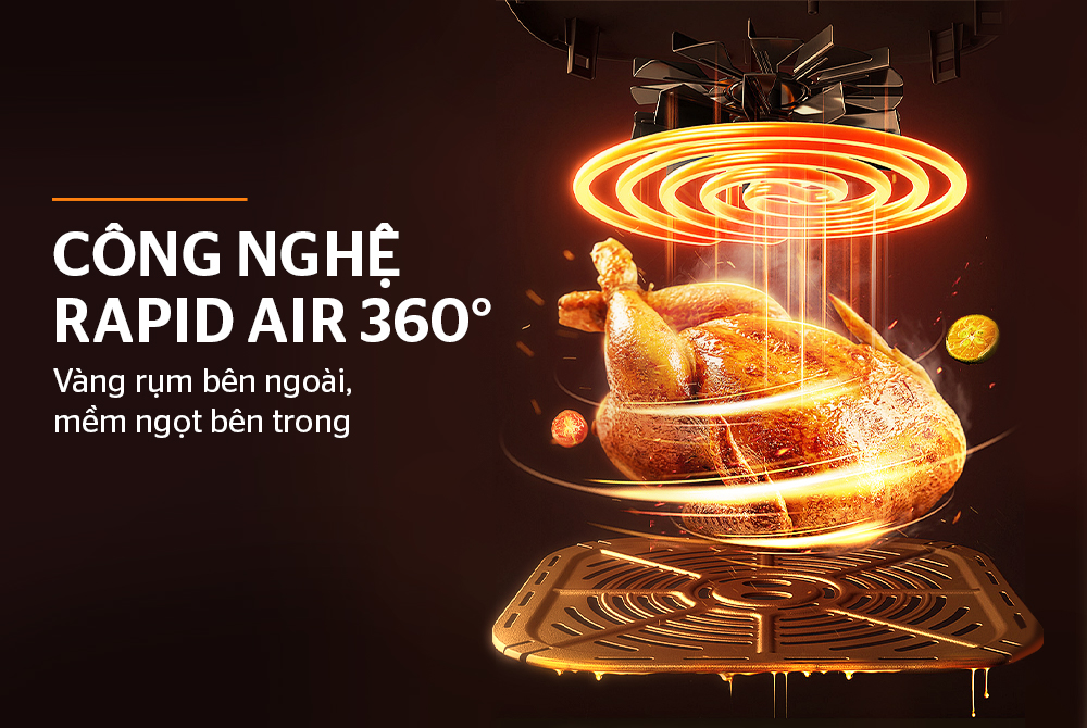 Nồi chiên không dầu 6.5L HAPPY TIME HTD4024