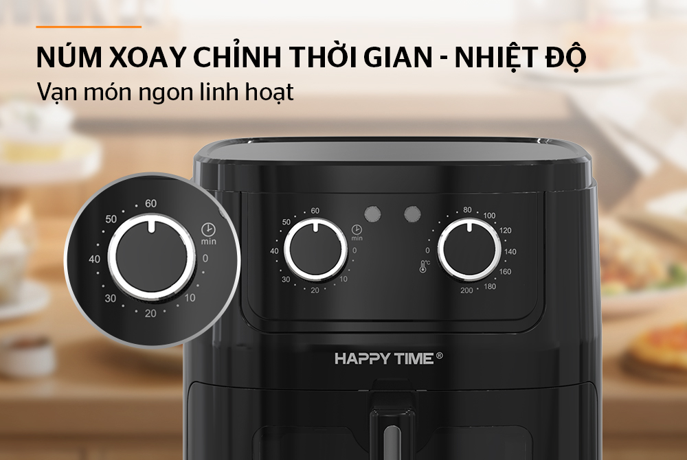 Nồi chiên không dầu 6.5L HAPPY TIME HTD4024