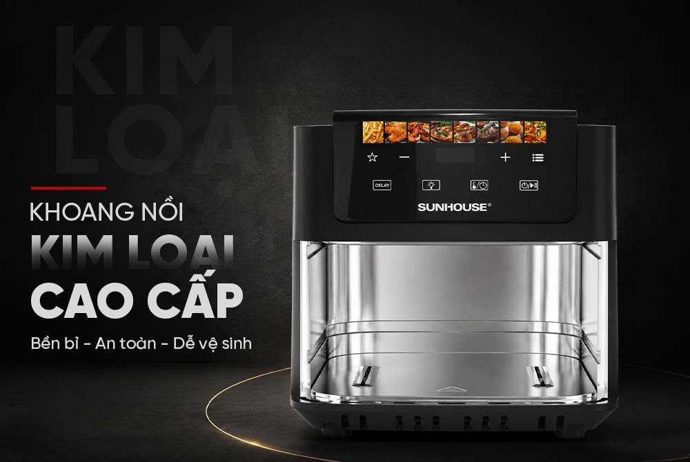 Nồi chiên không dầu 6.5L SUNHOUSE SHD4083