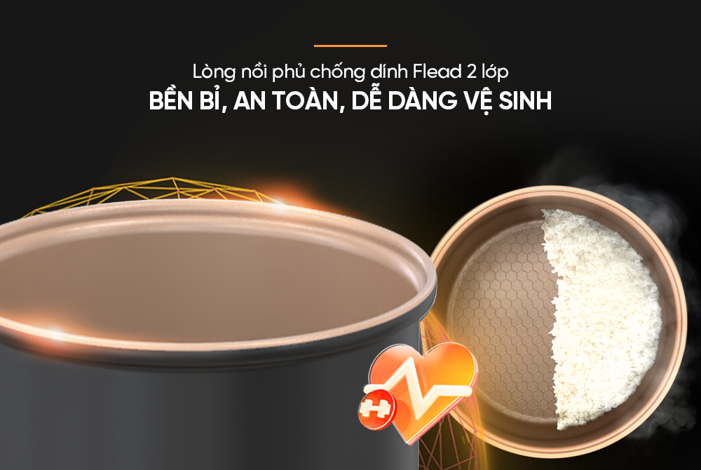 Nồi cơm điện 0.8L SUNHOUSE SHD8201