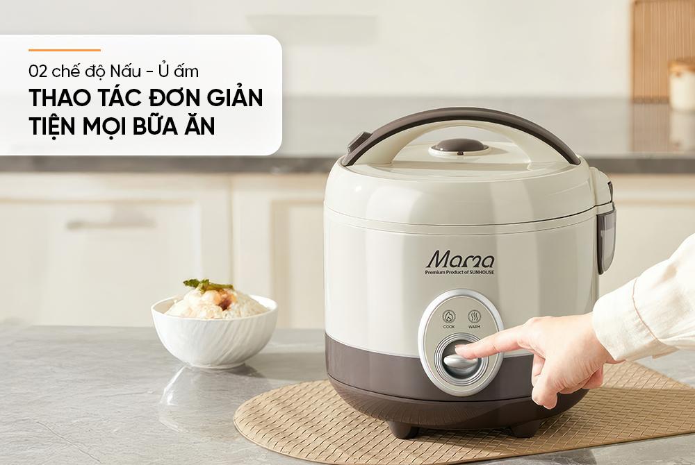 Nồi cơm điện 1.8L SUNHOUSE MAMA SHD8667