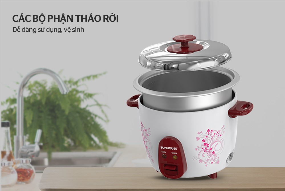 Nồi cơm điện 1.8L SUNHOUSE SHD8126
