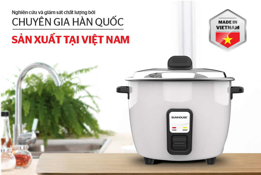 Nồi cơm điện 1.8L SUNHOUSE SHD8132