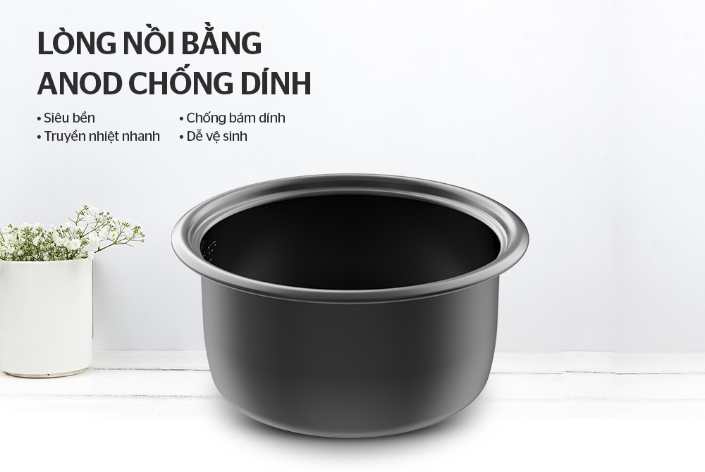Nồi cơm điện 1.8L SUNHOUSE SHD8132
