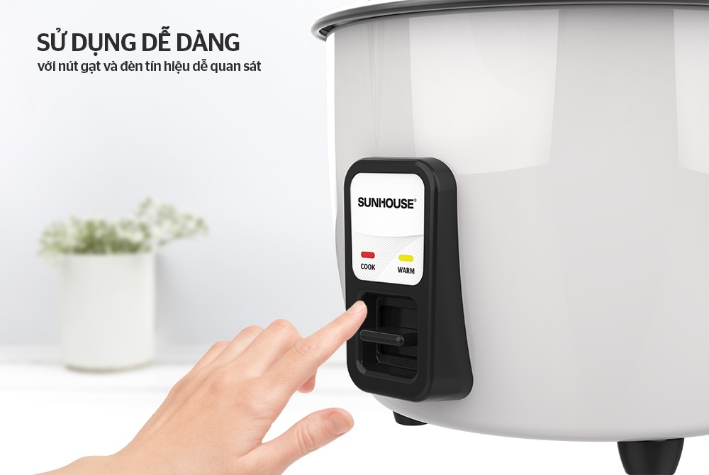 Nồi cơm điện 1.8L SUNHOUSE SHD8132