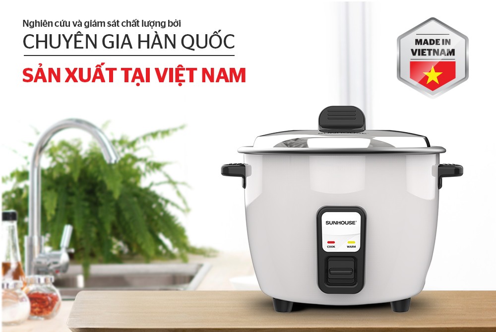 Nồi cơm điện 1.8L SUNHOUSE SHD8132