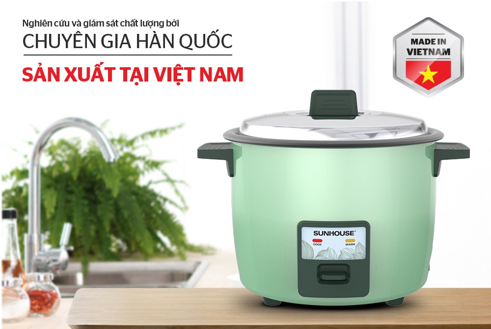 Nồi cơm điện 1.8L SUNHOUSE SHD8133