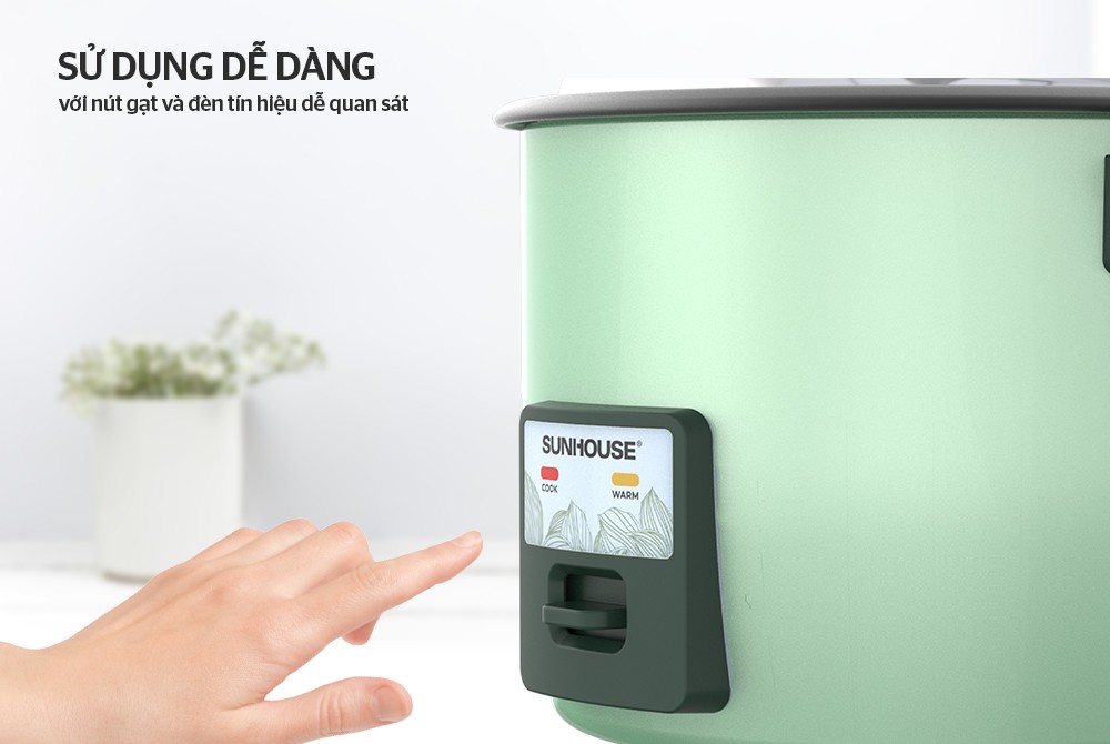 Nồi cơm điện 1.8L SUNHOUSE SHD8133