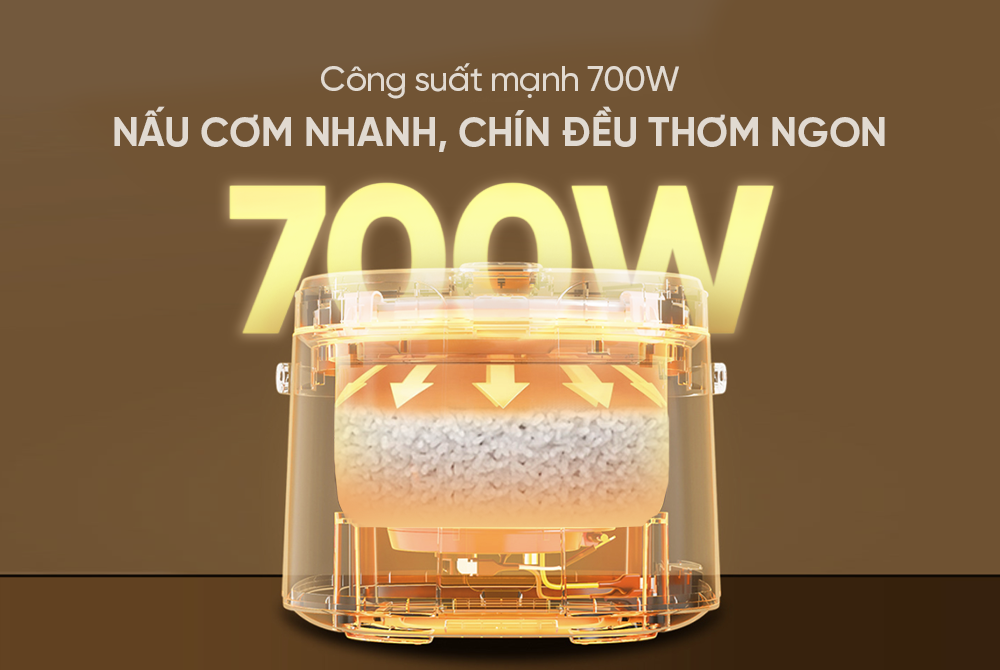 Nồi cơm điện 1.8L SUNHOUSE SHD8604