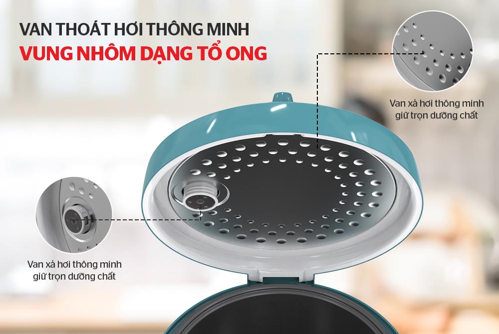 Nồi Cơm Điện 1.8L SUNHOUSE SHD8605GT