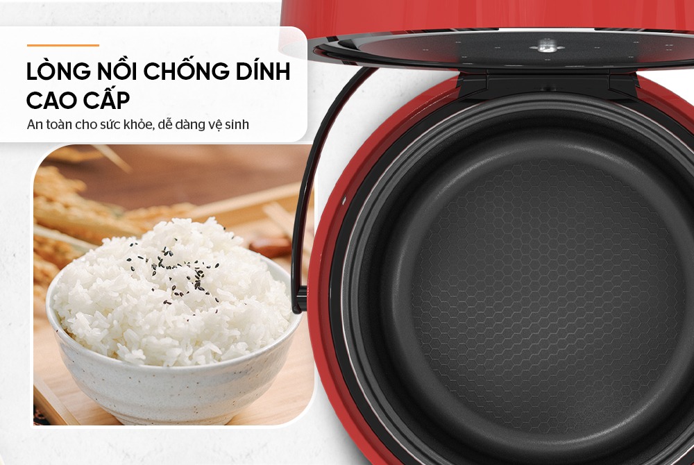 Nồi cơm điện 1.8L SUNHOUSE SHD8608