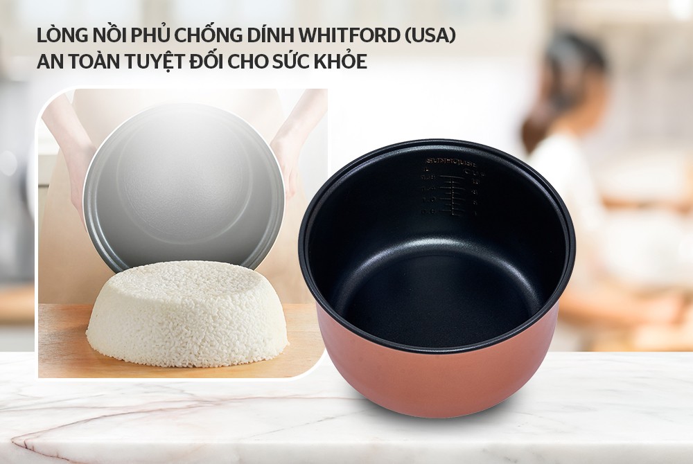 Nồi cơm điện 1.8L SUNHOUSE SHD8609