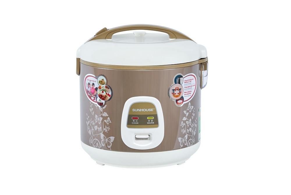 Nồi cơm điện 1.8L SUNHOUSE SHD8616 vàng