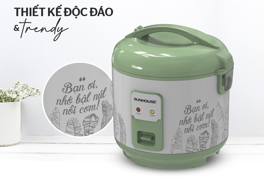 Nồi cơm điện 1.8L SUNHOUSE SHD8621