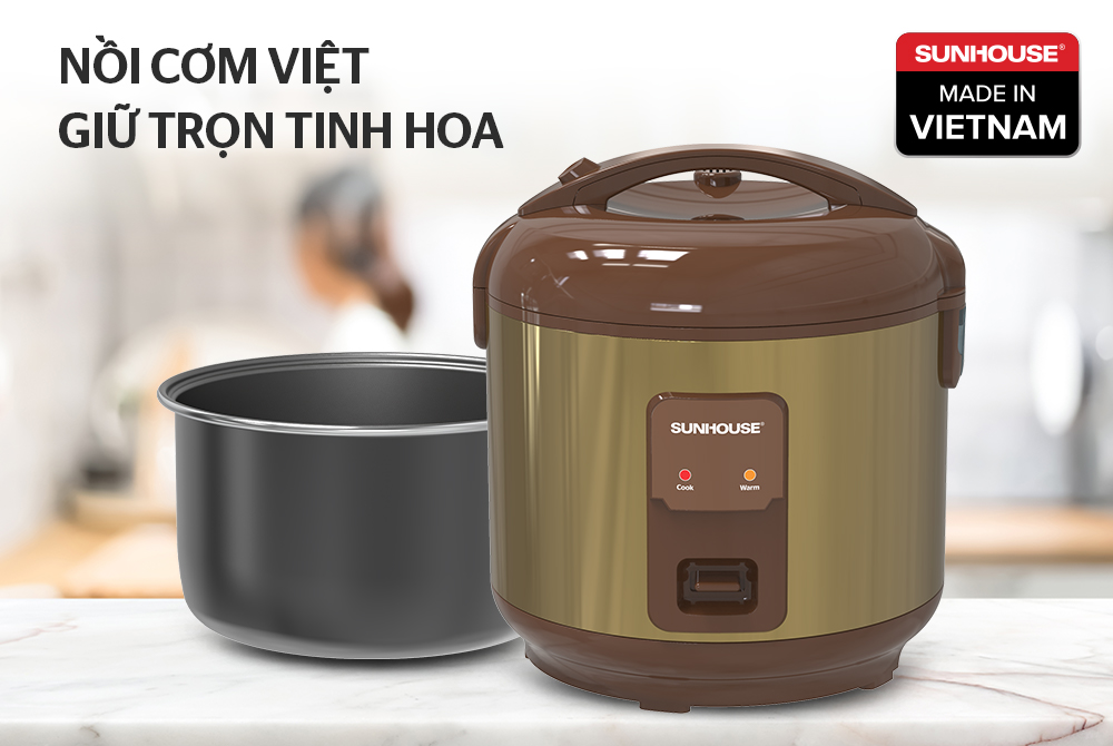 Nồi cơm điện 1.8L SUNHOUSE SHD8623