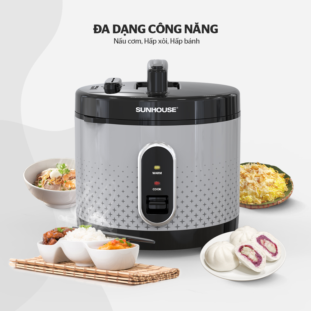 Nồi cơm điện 1.8L SUNHOUSE SHD8624