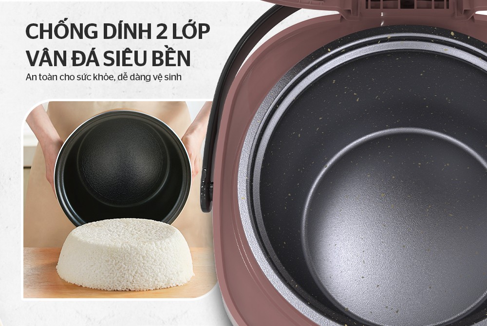 Nồi cơm điện 1.8L SUNHOUSE SHD8627