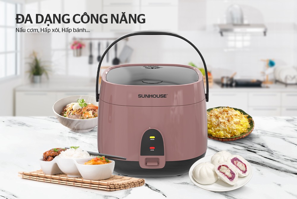 Nồi cơm điện 1.8L SUNHOUSE SHD8627