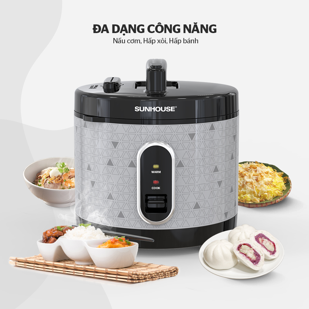 Nồi cơm điện 1.8L SUNHOUSE SHD8630