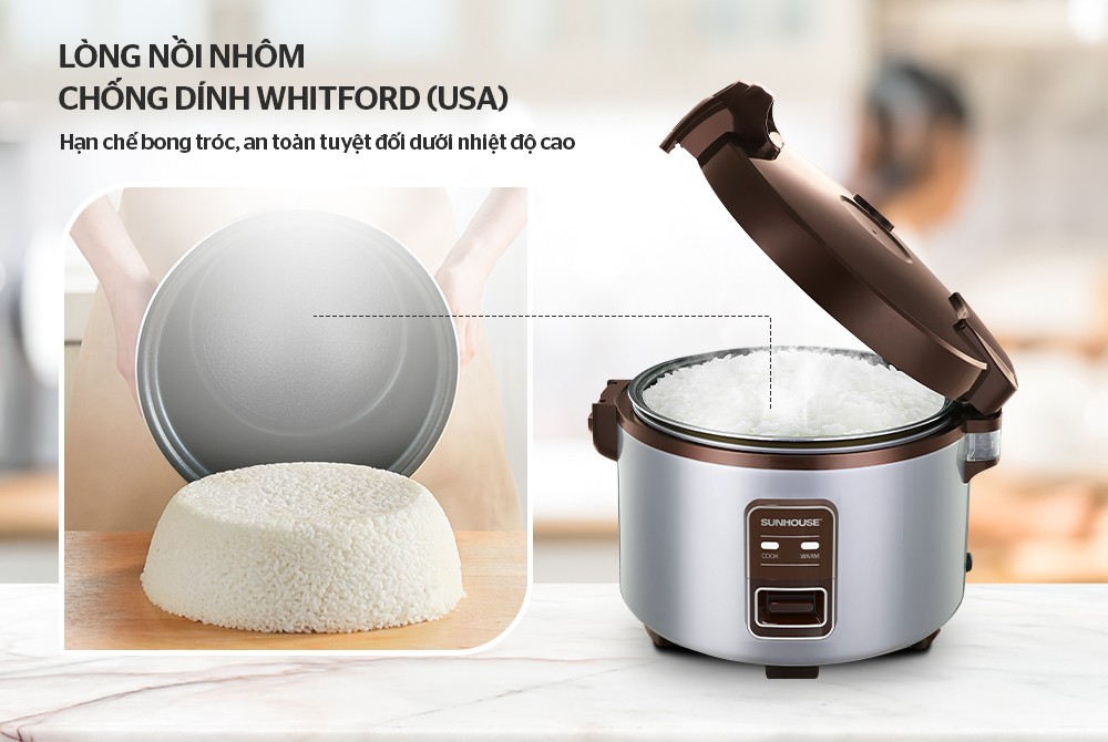 Nồi cơm điện 3.6L SUNHOUSE SHD8307