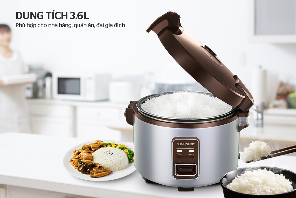 Nồi cơm điện 3.6L SUNHOUSE SHD8307