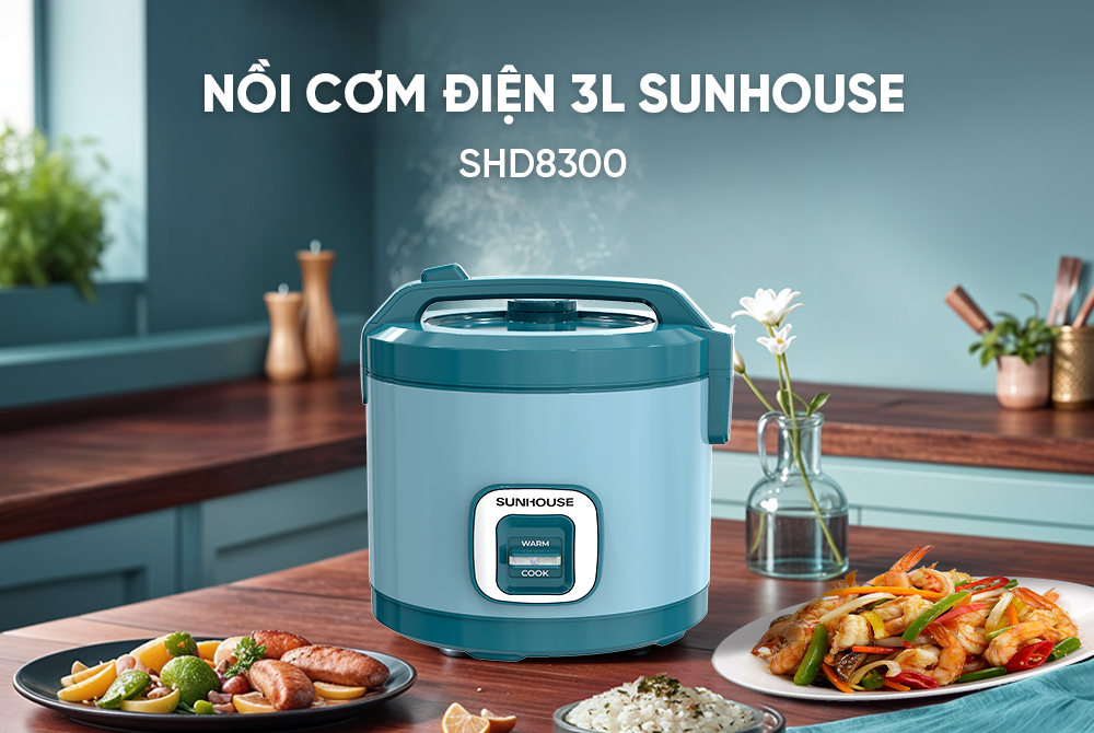 Nồi cơm điện 3L SUNHOUSE SHD8300